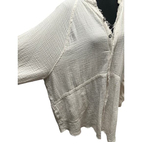 Free People - We The Free Summer Daydream Buttondown - Large - White - Picture 6 of 12